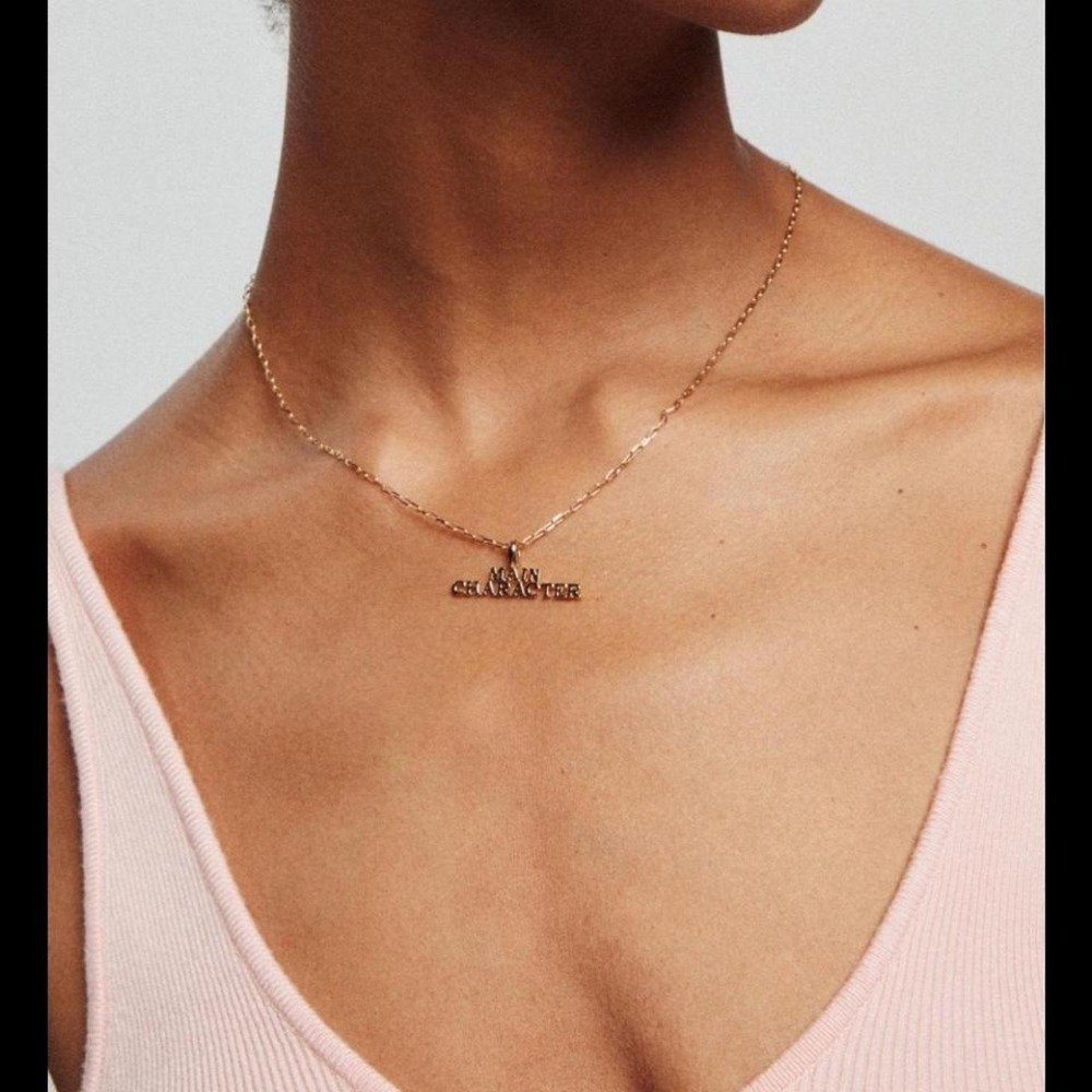 Urban Main Character Gold Necklace pendant chain - Picture 2 of 4
